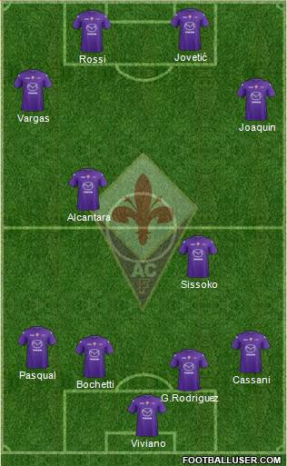 Fiorentina Formation 2013