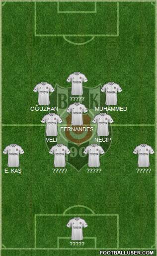 Besiktas JK Formation 2013