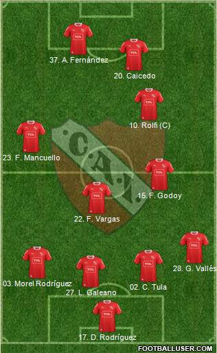 Independiente Formation 2013