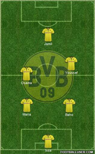 Borussia Dortmund Formation 2013