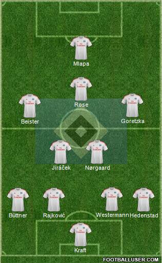 Hamburger SV Formation 2013