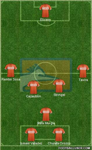 Club de Fútbol de la UAT Formation 2013
