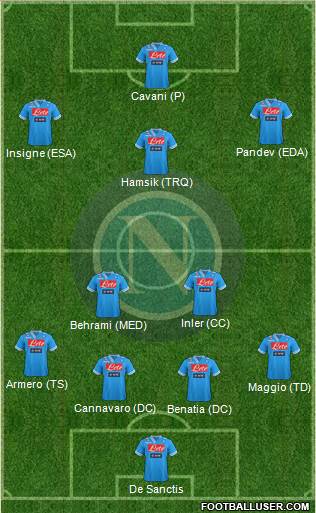 Napoli Formation 2013