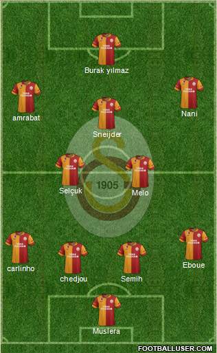 Galatasaray SK Formation 2013