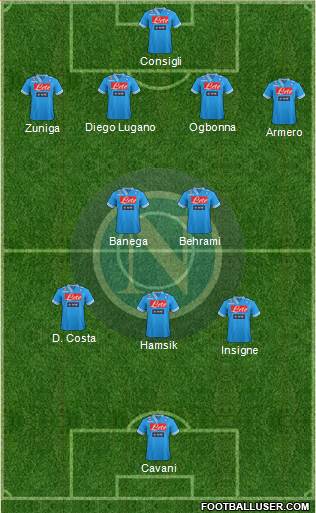 Napoli Formation 2013