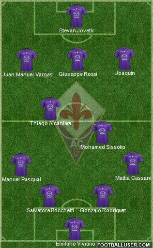 Fiorentina Formation 2013