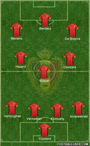 Belgium Formation 2013