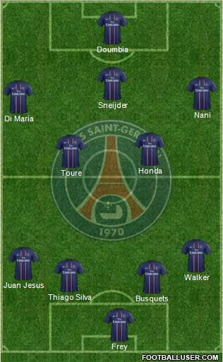 Paris Saint-Germain Formation 2013