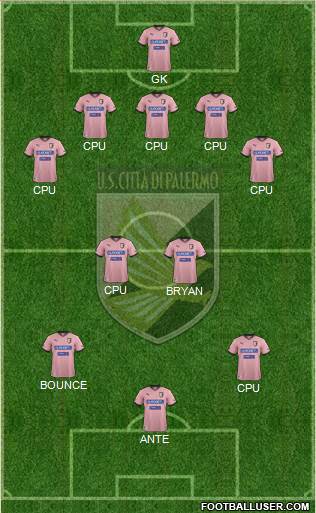 Città di Palermo Formation 2013
