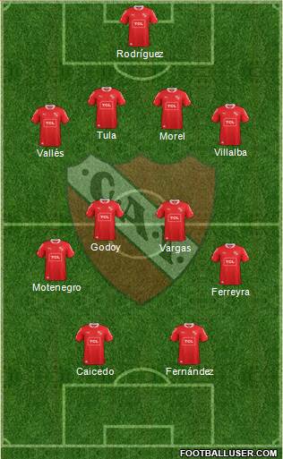 Independiente Formation 2013