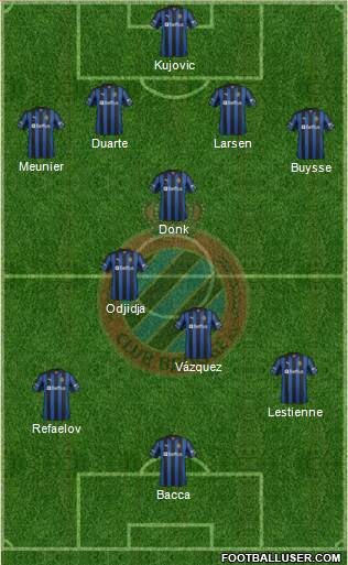 Club Brugge KV Formation 2013