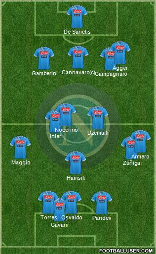 Napoli Formation 2013