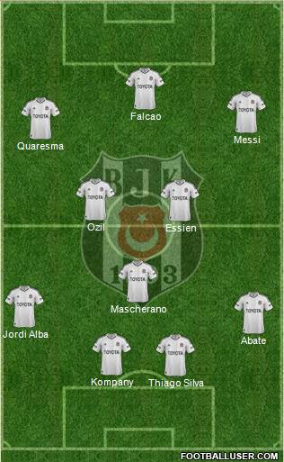 Besiktas JK Formation 2013