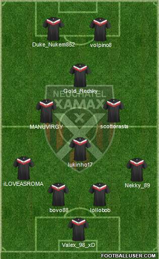Neuchâtel Xamax FC Formation 2013