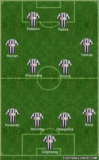 Newcastle United Formation 2013
