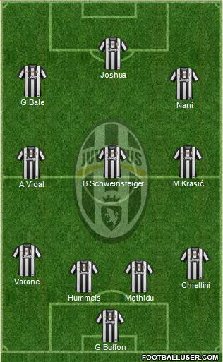 Juventus Formation 2013