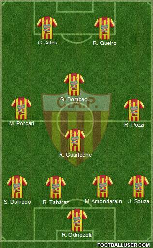 Club Atlético Progreso Formation 2013