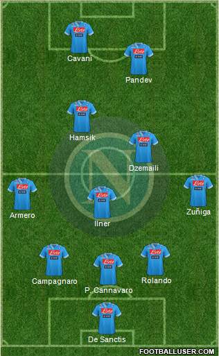 Napoli Formation 2013