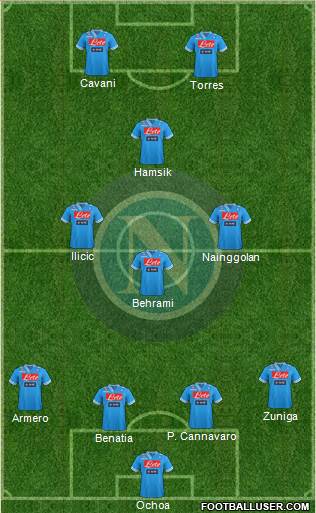 Napoli Formation 2013