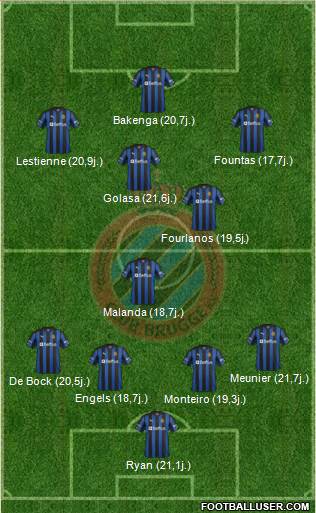 Club Brugge KV Formation 2013