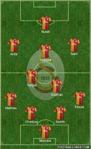 Galatasaray SK Formation 2013