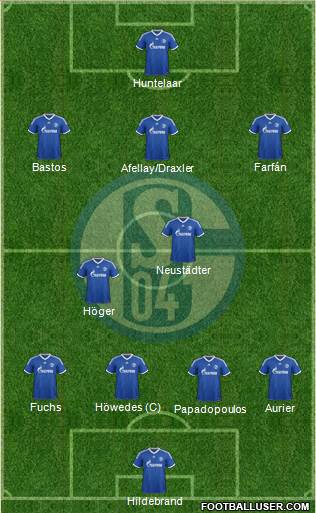 FC Schalke 04 Formation 2013