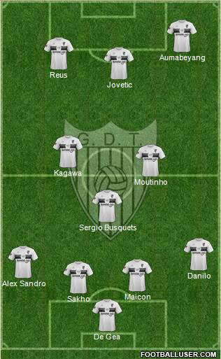 Grupo Desportivo Tourizense Formation 2013