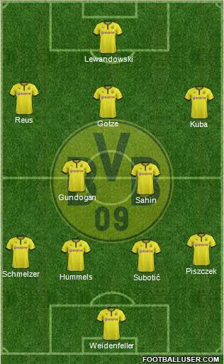 Borussia Dortmund Formation 2013