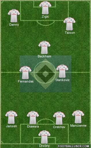 Hamburger SV Formation 2013