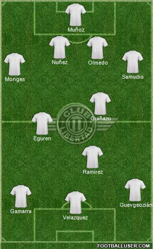 C Libertad Formation 2013