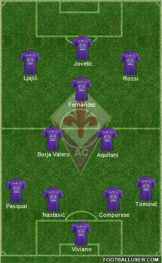 Fiorentina Formation 2013