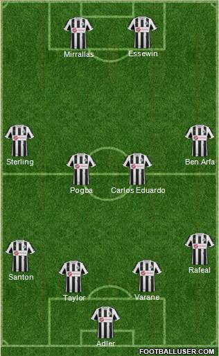 Newcastle United Formation 2013