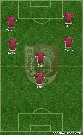 FK Sarajevo Formation 2013