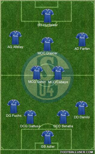FC Schalke 04 Formation 2013