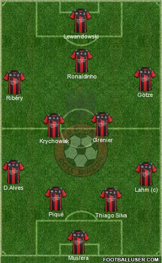 OGC Nice Côte d'Azur Formation 2013