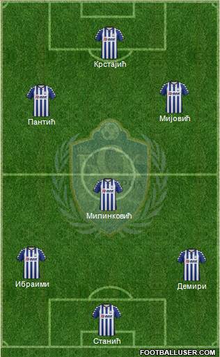 FK BSK Borca Beograd Formation 2013