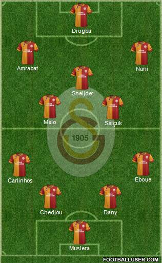 Galatasaray SK Formation 2013