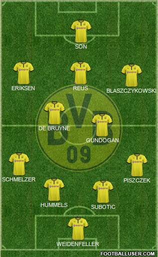 Borussia Dortmund Formation 2013