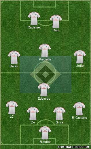 Hamburger SV Formation 2013