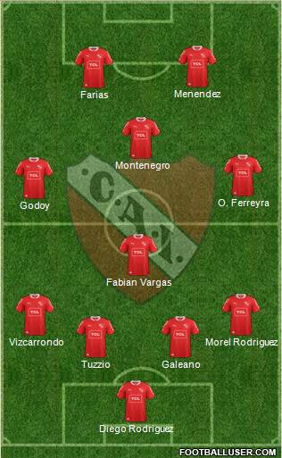 Independiente Formation 2013