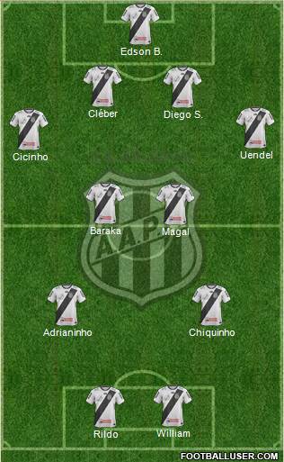 AA Ponte Preta Formation 2013