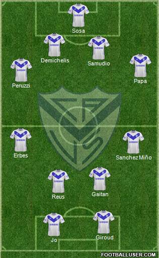 Vélez Sarsfield Formation 2013