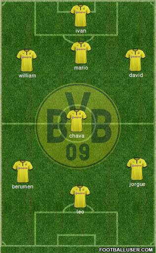 Borussia Dortmund Formation 2013