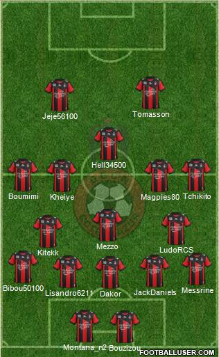 OGC Nice Côte d'Azur Formation 2013