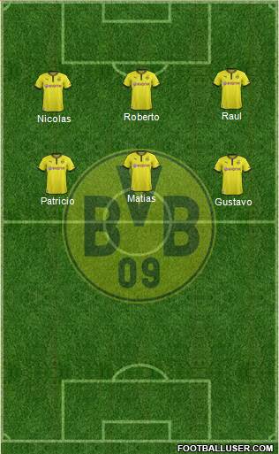 Borussia Dortmund Formation 2013
