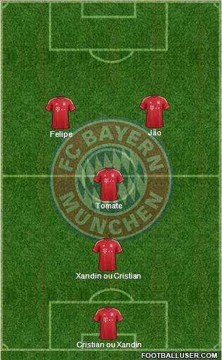 FC Bayern München Formation 2013