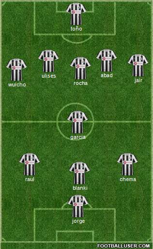 Newcastle United Formation 2013