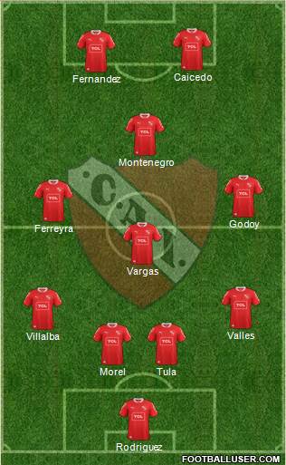 Independiente Formation 2013