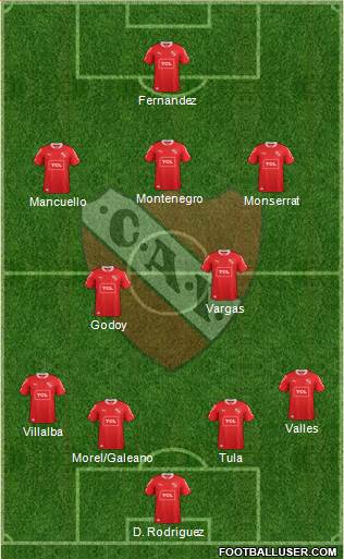 Independiente Formation 2013