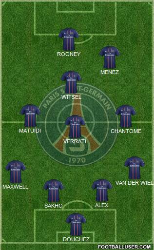 Paris Saint-Germain Formation 2013